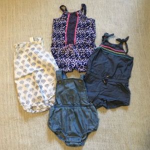 Romper bundle set of 4
